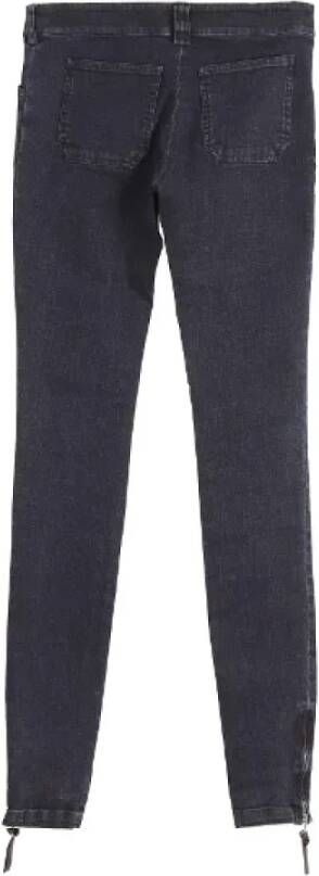 Balenciaga Vintage Pre-owned Cotton bottoms Blauw Dames