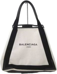 Balenciaga Vintage Pre-owned Fabric balenciaga-bags Wit Dames
