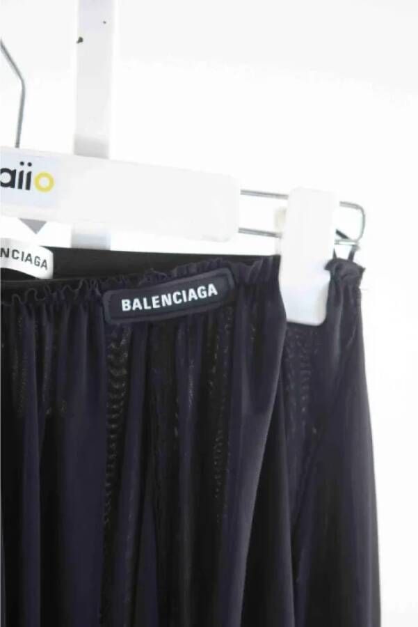 Balenciaga Vintage Pre-owned Fabric bottoms Zwart Dames