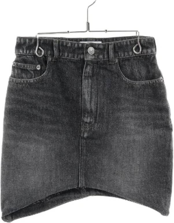 Balenciaga Vintage Pre-owned Fabric bottoms Zwart Dames