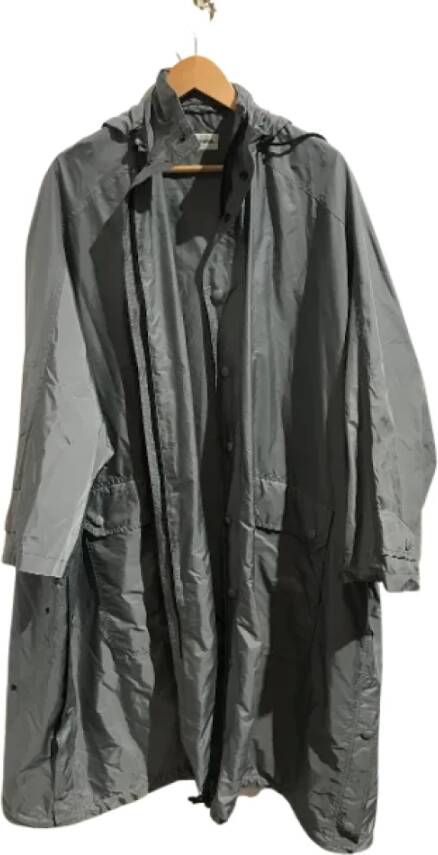 Balenciaga Vintage Pre-owned Fabric outerwear Grijs Dames