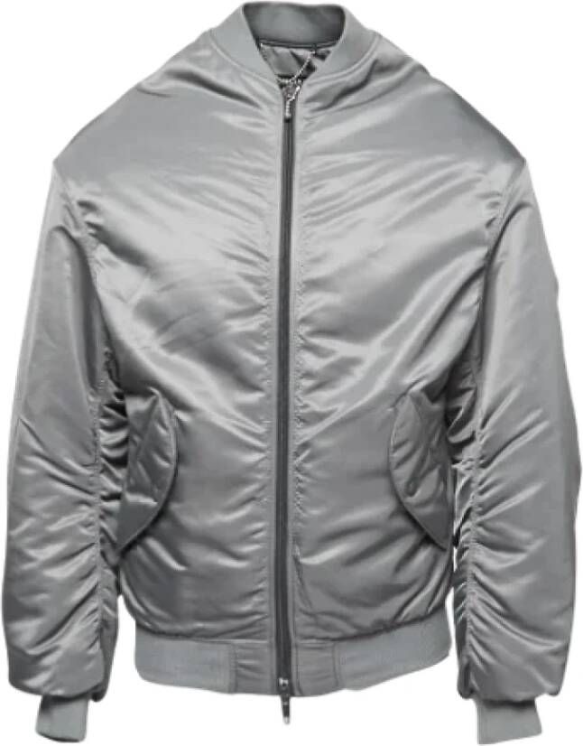 Balenciaga Vintage Pre-owned Fabric outerwear Grijs Dames