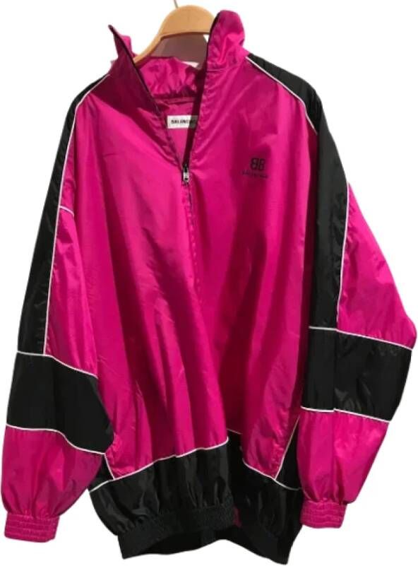 Balenciaga Vintage Pre-owned Fabric outerwear Roze Dames