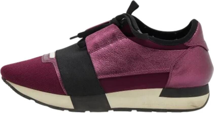 Balenciaga Vintage Pre-owned Fabric sneakers Rood Dames