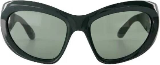 Balenciaga Vintage Pre-owned Fabric sunglasses Groen Dames