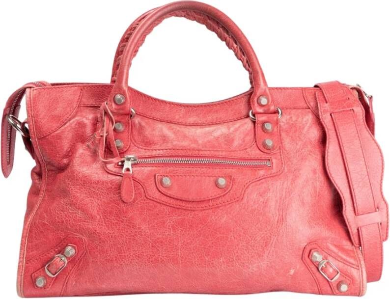 Balenciaga Vintage Pre-owned Handbags Roze Dames