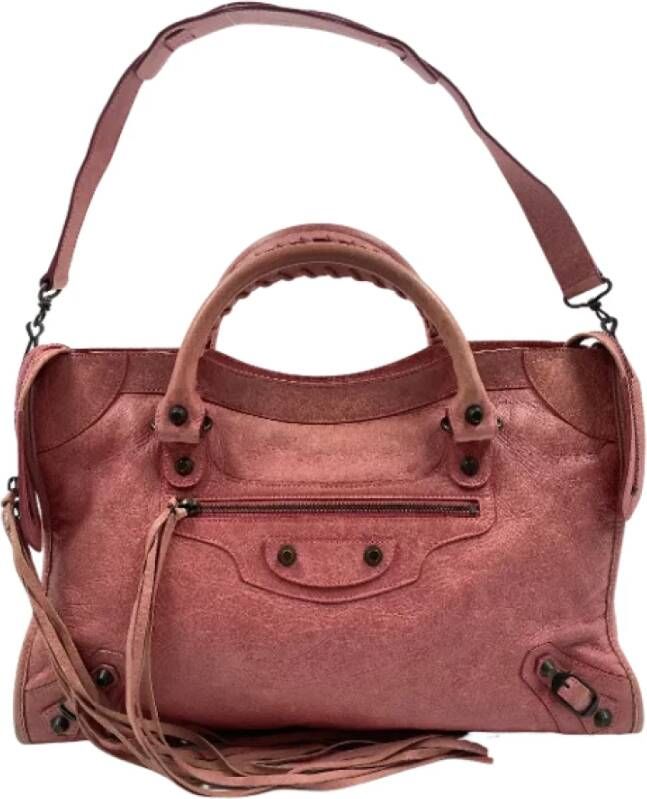 Balenciaga Vintage Pre-owned Handbags Roze Dames