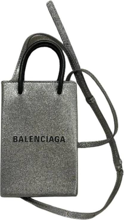 Balenciaga Vintage Pre-owned Leather balenciaga-bags Gray Dames