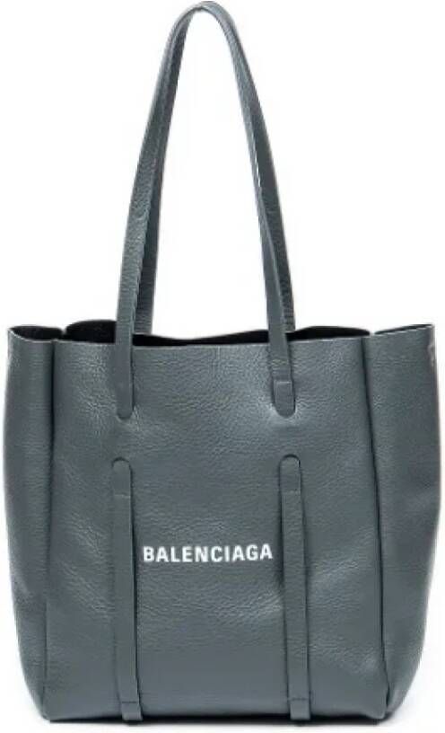 Balenciaga Vintage Pre-owned Leather balenciaga-bags Grijs Dames