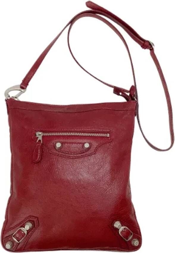 Balenciaga Vintage Pre-owned Leather balenciaga-bags Rood Dames
