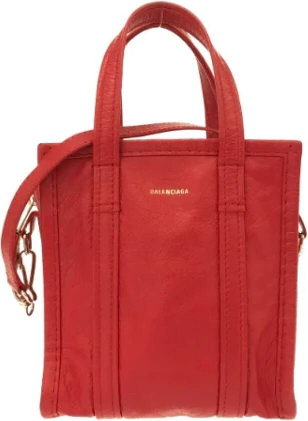 Balenciaga Vintage Pre-owned Leather balenciaga-bags Rood Dames