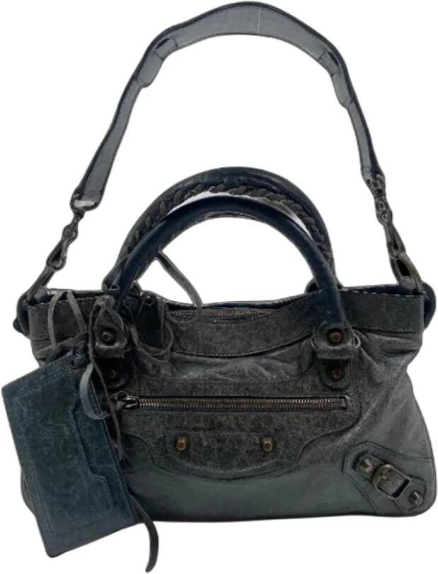 Balenciaga Vintage Pre-owned Leather balenciaga-bags Zwart Dames