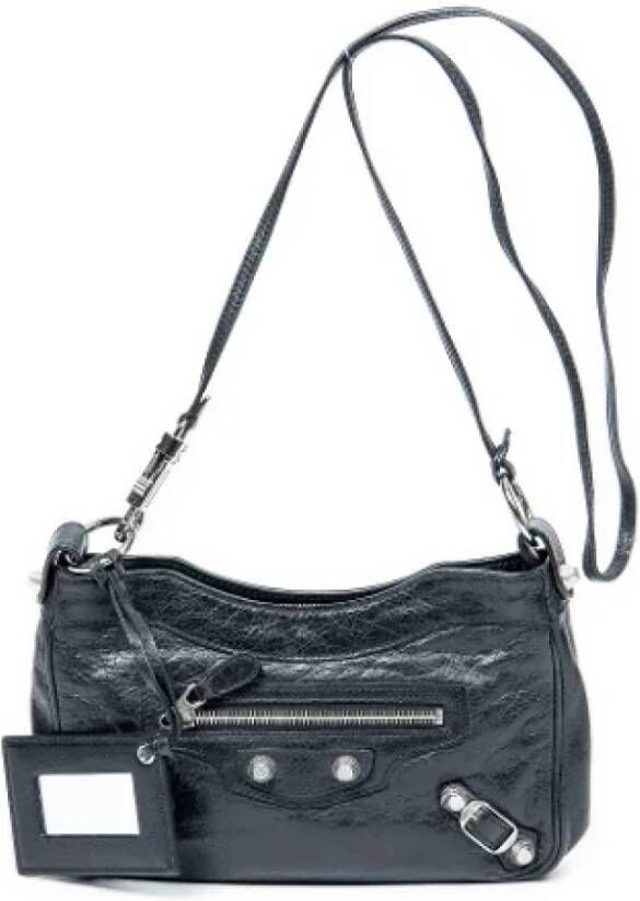 Balenciaga Vintage Pre-owned Leather balenciaga-bags Zwart Dames