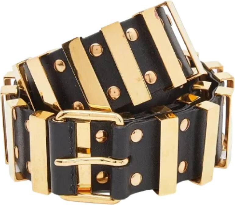 Balenciaga Vintage Pre-owned Leather belts Zwart Dames