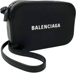 Balenciaga Vintage Pre-owned Leather crossbody-bags Zwart Unisex