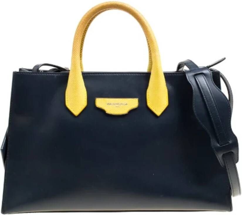 Balenciaga Vintage Pre-owned Leather handbags Blauw Dames
