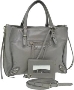 Balenciaga Vintage Pre-owned Leather handbags Grijs Dames