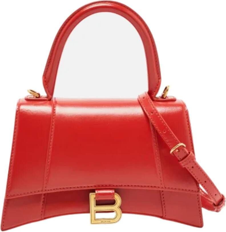 Balenciaga Vintage Pre-owned Leather handbags Rood Dames