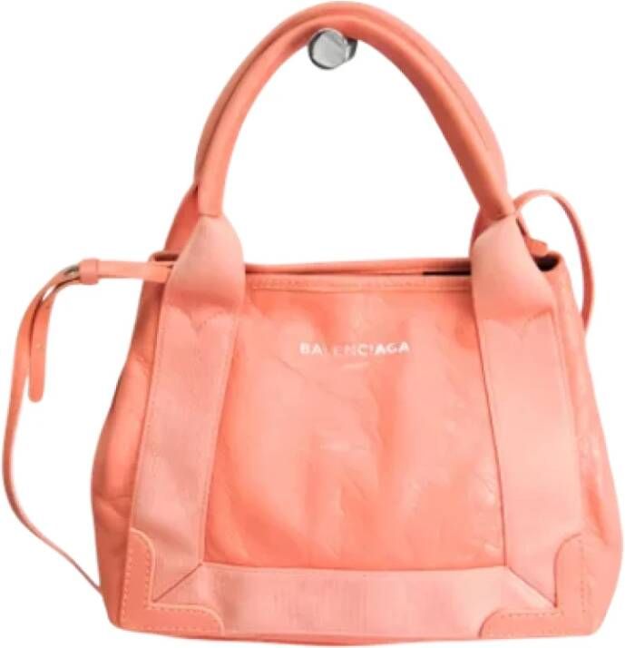 Balenciaga Vintage Pre-owned Leather handbags Roze Dames