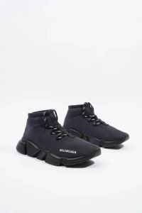Balenciaga Vintage Pre-owned Leather sneakers Blauw Dames
