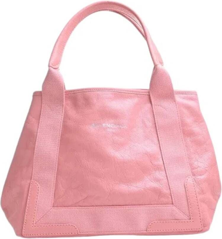 Balenciaga Vintage Pre-owned Leather totes Roze Dames