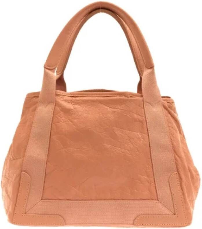 Balenciaga Vintage Pre-owned Leather totes Roze Dames