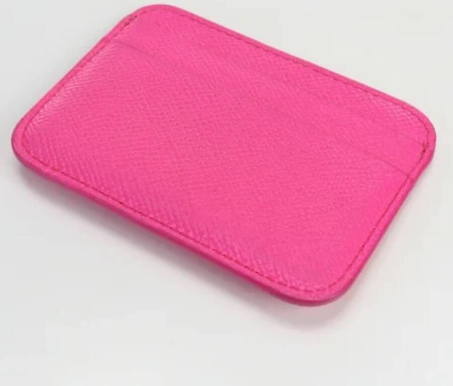 Balenciaga Vintage Pre-owned Leather wallets Roze Dames