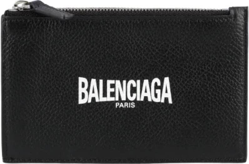 Balenciaga Vintage Pre-owned Leather wallets Zwart Heren