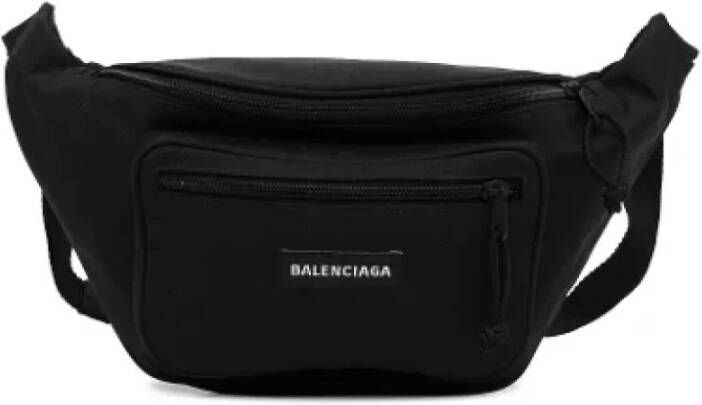 Balenciaga Vintage Pre-owned Nylon balenciaga-bags Zwart Dames