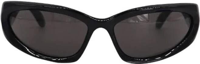 Balenciaga Vintage Pre-owned Nylon sunglasses Zwart Heren