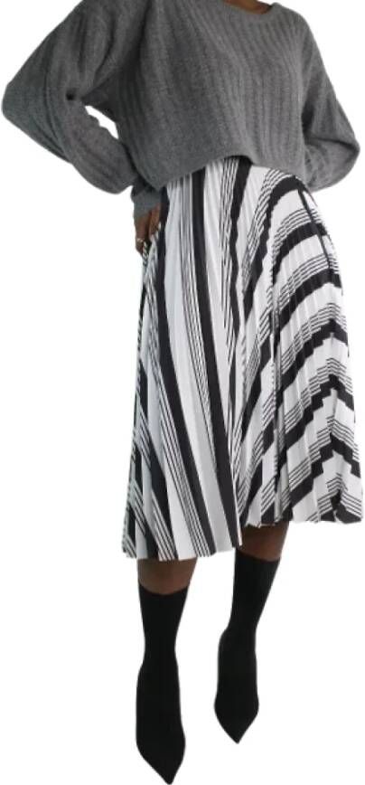 Balenciaga Vintage Pre-owned Polyester bottoms Wit Dames