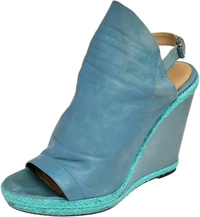Balenciaga Vintage Pre-owned Sandalen Blauw Dames