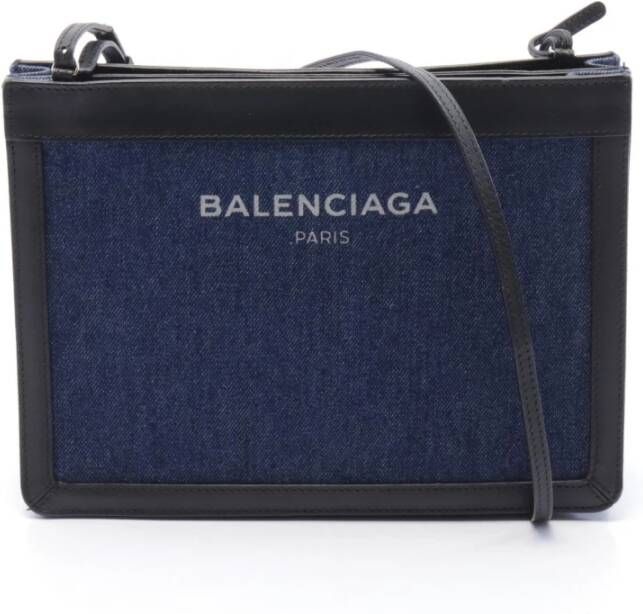 Balenciaga Vintage Pre-owned Shoulder Bags Blauw Dames