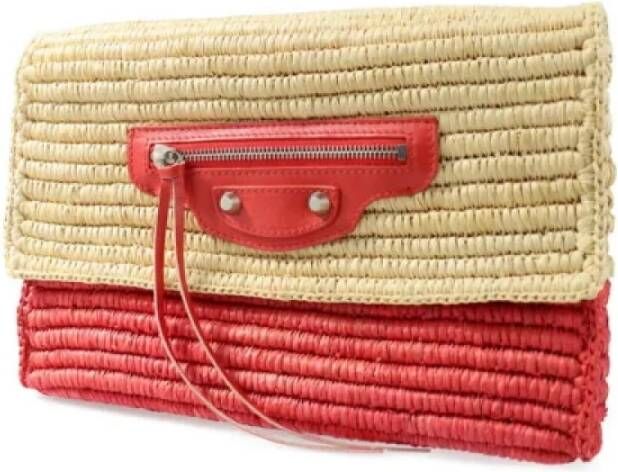 Balenciaga Vintage Pre-owned Wool balenciaga-bags Beige Dames