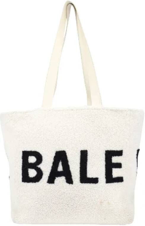 Balenciaga Vintage Pre-owned Wool balenciaga-bags White Dames