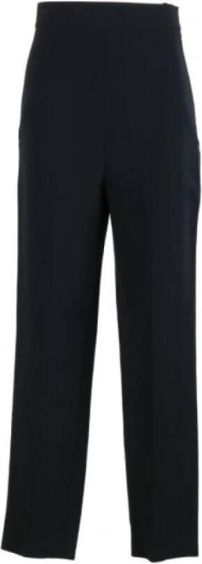 Balenciaga Vintage Preated Pantalon Zwart Dames