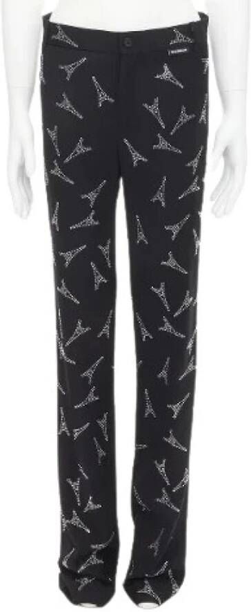 Balenciaga Vintage Tweedehands broek Zwart Dames