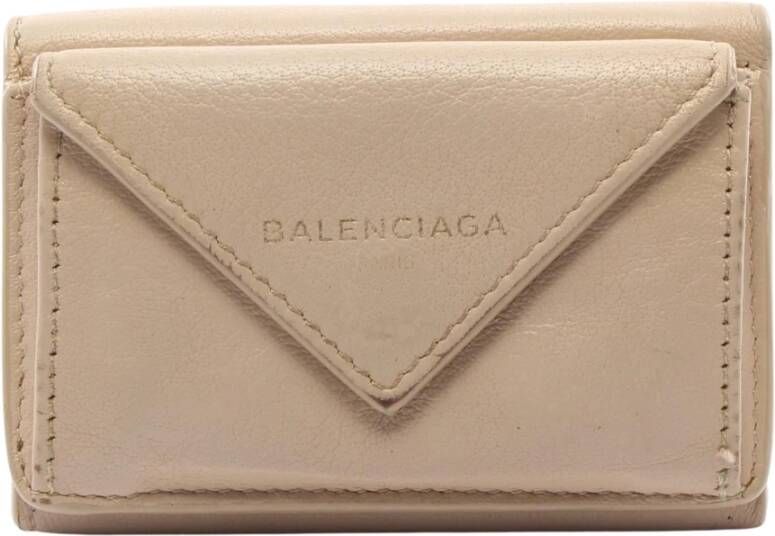 Balenciaga Vintage Tweedehands glitter taille tas Beige Dames