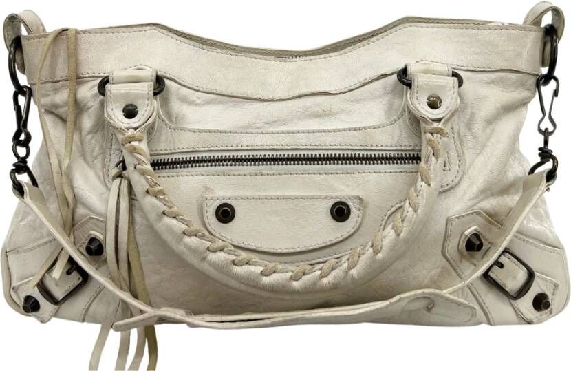 Balenciaga Vintage Tweedehands handtas Beige Dames