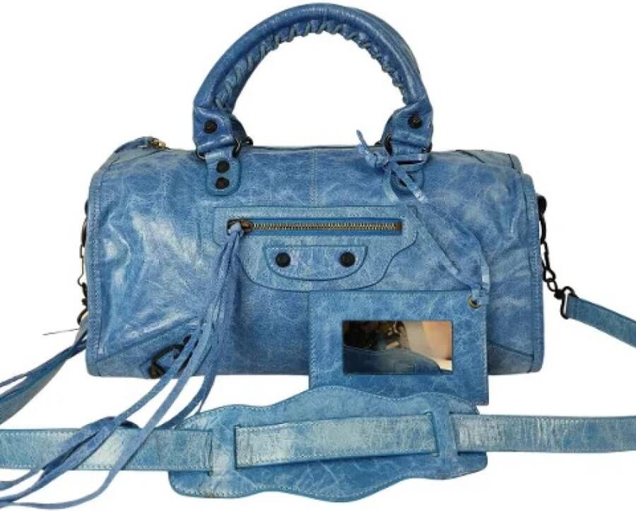 Balenciaga Vintage Tweedehands handtas Blauw Dames