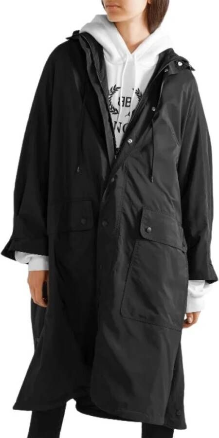 Balenciaga Vintage Tweedehands jas Zwart Dames