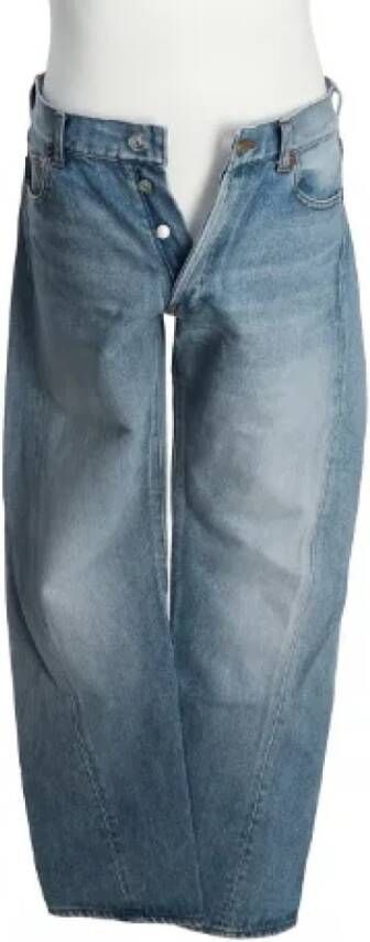 Balenciaga Vintage Tweedehands katoenen broeken-shorts-rokken Blue Dames