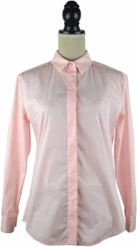 Balenciaga Vintage Tweedehands overhemd en blouse Roze Dames