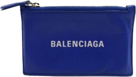 Balenciaga Vintage Tweedehands portemonnees Blauw Dames