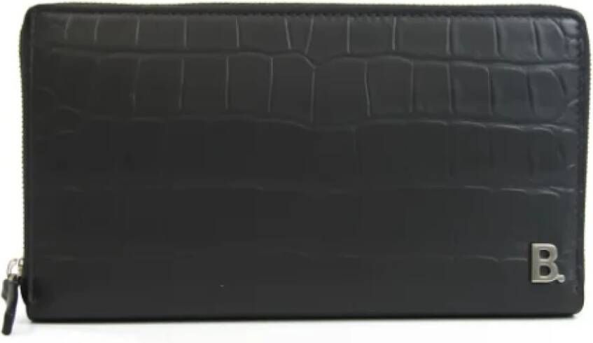 Balenciaga Vintage Tweedehands portemonnees Zwart Dames