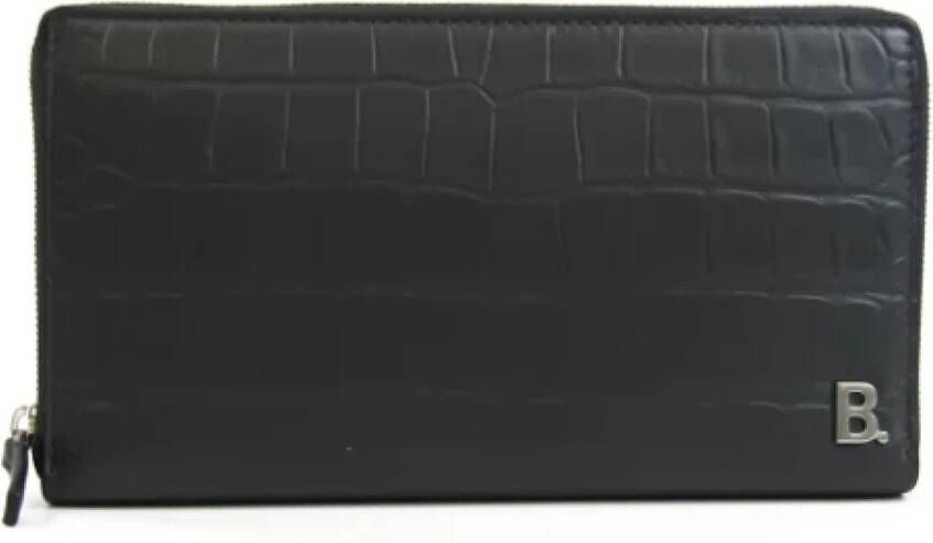 Balenciaga Vintage Tweedehands portemonnees Zwart Dames