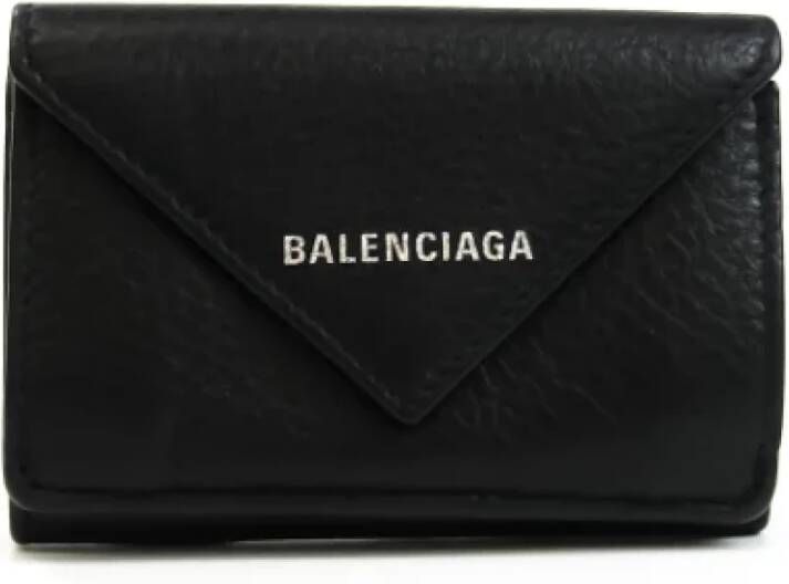 Balenciaga Vintage Tweedehands portemonnees Zwart Dames