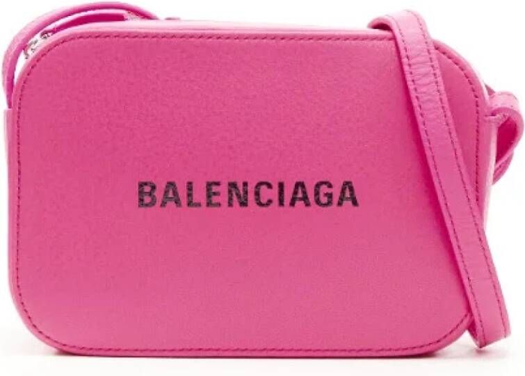 Balenciaga Vintage Tweedehands schoudertas Roze Dames