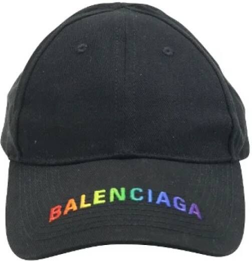Balenciaga Vintage Voldoende katoenen hoeden Zwart Dames