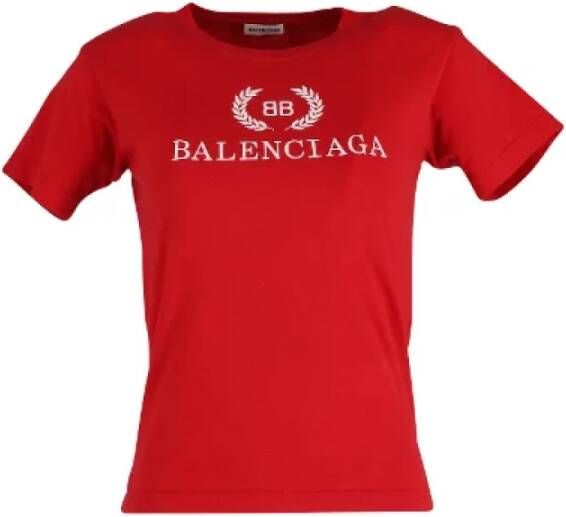 Balenciaga Vintage Voldoende katoentoppen Rood Dames